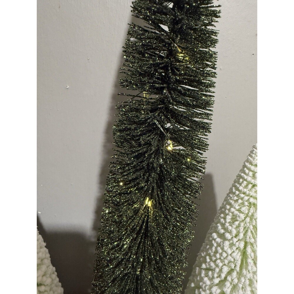5Pcs Mini Christmas Trees Christmas Decor Artificial Brush Tree Decorations - Picture 4 of 13